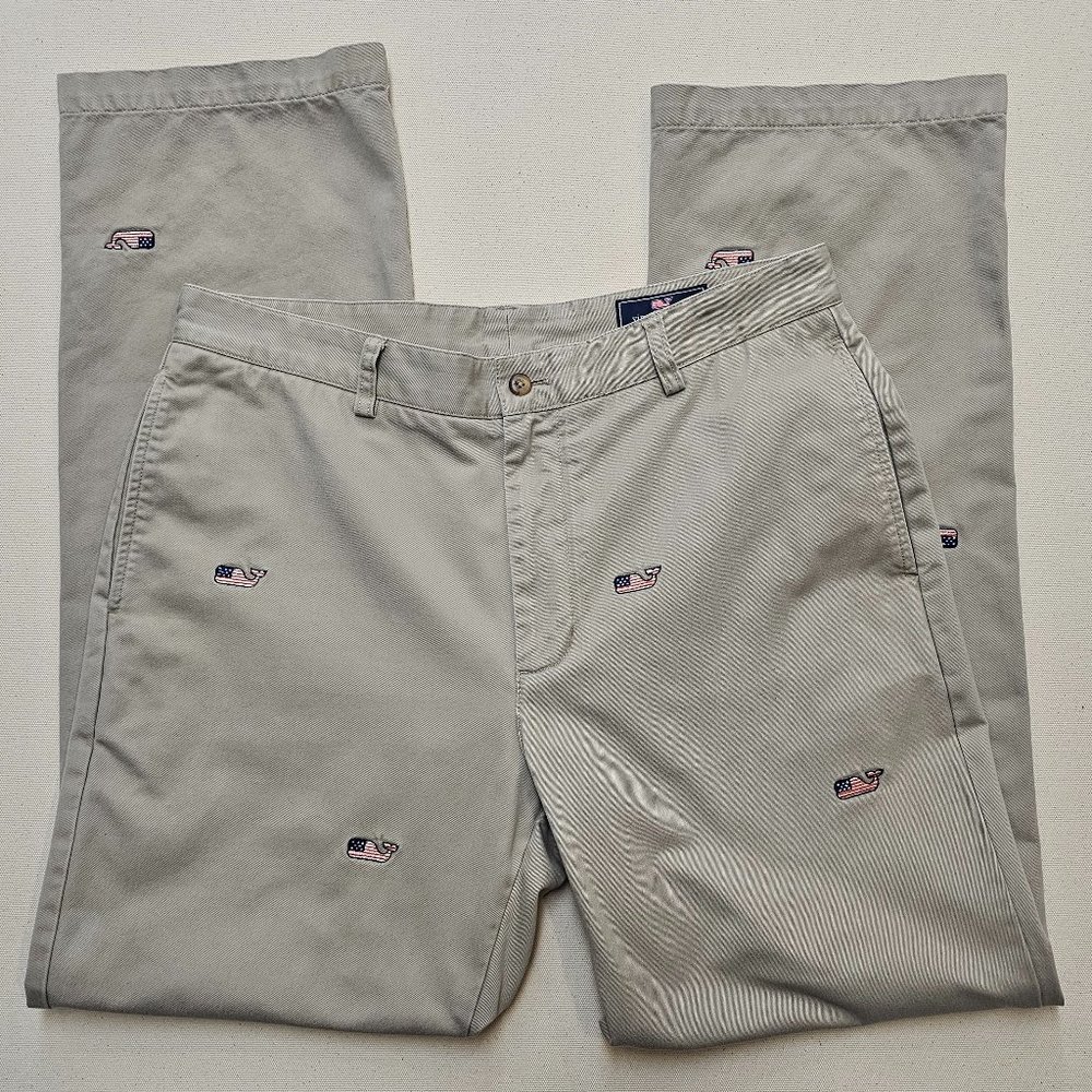Vineyard Vines Whale Flag Club Pants 34